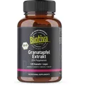 Biotiva Granatapfel Extrakt Bio 120 Kapseln - 550mg Höchstdosierung - 25% Polyphenole - Einführungsangebot - Punica Granatum - Abgefüllt und kontrolliert in Deutschland