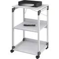 Durable Beamertisch 370110, System, Höhe 88 cm, 3 Ablagen, neigbar, mit Rollen