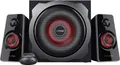 Trust Gaming GXT 38 Tytan 2.1 PC Lautsprecher mit Subwoofer 120 Watt (60 Watt RMS), Computer Boxen mit Lautstärkeregler, Speakers Soundsystem für Smartphone, PC, Tablet, Konsole, TV – Schwarz
