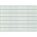 Alberts Doppelstabmatte, 2 m lang, 140 cm hoch, Gittermatte, Grün RAL 6005
