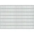 Doppelstab-Gittermatte, Typ 6/5/6, ohne Überstand, Breite 2000 mm x Höhe 1400 mm, Farbe: grün RAL 6005 - Grün