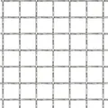 vidaXL Wellengitter Edelstahl 50×50 cm 21×21×2,5 mm - Silber