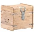 vidaXL Truhe 40x40x40 cm Akazie Massivholz