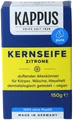 Kappus vegane Kernseife Zitrone Handseife Haushaltsseife 150g