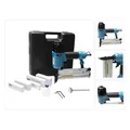 Güde Druckluft Klammergerät Nagler 6 bar IG 1/4" ( 40220 ) + Sicherheitsschlagsperre + Öl + 1500x (Nagelpistole, Tacker) (40220)