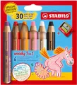 Buntstift, Wasserfarbe & Wachsmalkreide - STABILO woody 3 in 1 - Jubiläumseditio
