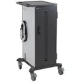 "Ergotron YES35 - Wagen (nur Laden) - für 35 Mobilgeräte - verriegelbar - Grau, weiß - Bildschirmgröße: 25.4 cm (bis zu 10\")"