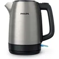 Philips Wasserkocher HD9350/90, silber, 1,7 Liter, 2200 Watt, mit Edelstahlgehäuse