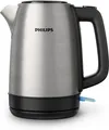 Philips Daily Collection Metall Wasserkocher – 1,7L, Leuchtanzeige, 360°-Basis
