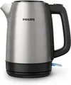 Philips Daily Collection Metall Wasserkocher – 1,7L, Leuchtanzeige, 360°-Basis