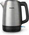 Philips Daily Collection Metall-Wasserkocher-Feder-Deckel 1,7L mit Leuchtanzeige