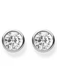THOMAS SABO Paar Ohrstecker Weißer Stein, mit Zirkonia (synth)