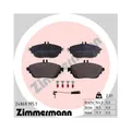 1x Bremsbelagsatz, Scheibenbremse ZIMMERMANN 24869.195.1 passend für INFINITI