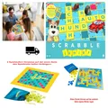 Mattel Scrabble Junior Wörter Spiel Brettspiel für 2-4 Kinder 5-10 Jahre