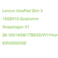 Lenovo IdeaPad Slim 3 15Q8X10 Qualcomm Snapdragon X1 26-100/16GB/1TBSSD/W11Home
