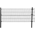 Home Deluxe Doppelstabmattenzaun 2,4 m x 50 m Anthrazit