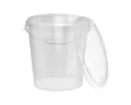 FixedByU Putzeimer Hobbock Eimer mit Deckel 31,5 L, Lebensmittelecht, (Eimer-Set, 1-tlg., Eimer mit Deckel)