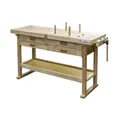 HOLZMANN-MASCHINEN Hobelbank, BxHxL: 58 x 16 x 166 cm, Holz - rot