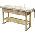 Holzmann WB162L Hobelbank WB162L (B x H x T) 1625 x 860 x 510mm (162.50 cm, 51 cm) (WB162L)