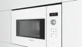 BOSCH Einbau-Mikrowelle BFL524MW0, Mikrowelle, 20 l, Perfektes Gelingen durch 7 voreingestellte Automatikprogramme