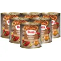 Buss Rustikale Gerichte - Gulasch vom Schwein mit Nudeln und Paprika - Lang haltbare Fertiggerichte zum schnellen Aufwärmen in Mikrowelle & Topf - 6 x 800g