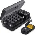 AUVON Tablettenbox Medikamentenbox Morgens Abends Pillendose 7 Tage 2 Fächer