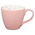 Greengate Becher JUNIA PALE PINK Rosa Blumen Muster Innen Porzellan Tasse