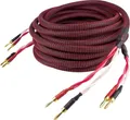 Dynavox Perfect Sound Lautsprecherkabel Paar - Kabel mit Bananensteckern Audio-Kabel, Bananenstecker, (500 cm), Kabeldurchmesser ca. 12 mm