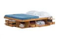 Memomad Stauraumbett MEMOMAD Stauraumbett mit Schubladen, Regalen & Lattenrost (Mehr Ordnung im Schlafzimmer, ohne zusätzliche Möbel), Bali Stauraumbett mit Schubladen, Regalfächern & Lattenrost