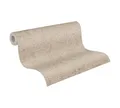 Unitapete Beige Vliestapete Einfarbige Tapete Unifarben 10,05 x 0,53 m
