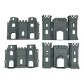 Starlux 404002 Le Chateau Noir Ritter, Ritterburg, Figuren - Die schwarze Burg