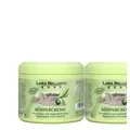 2x500ml Lara Bellucci Bodycreme Körpercreme Olivenöl + Kosmetikband Weiß