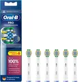 Oral-B Aufsteckbürsten Pro Tiefenreinigung 860793 | 6 Stück | kompatibel mit Oral-B elektrischen Zahnbürsten | weiß