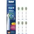 Oral-B Pro Tiefenreinigung 6er Aufsteckbürsten weiß Indikator-Borsten X-förmig