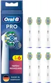 Oral B FlossAction White Toothbrush Heads - 6 Pack