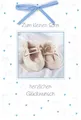 Geburt – Baby  - Glückwunschkarte im Format 11,5 x 17 cm mit Briefumschlag
