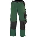 Canvas (320 G/m) 2-in-1 Bundhose Tobago Grün/schwarz Größe 60