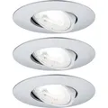 Paulmann Swivelling, Einbaustrahler, 1 Glühbirne(n), LED, 4,8 W, 3000 K, Chrom - Silber