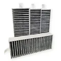 AIR2GO Aktivkohlefilter (4er Set) als Ersatz für Neff CleanAir 17004806 / Z821VR0, Bosch CleanAir 17004796 HEZ9VRUD0 HZ9VRCR0