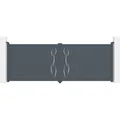 Casanoov Flügeltor Elektrisch Life 400x140cm Aluminium Grau & Drehtorantrieb Tanker B700