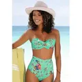 Sunseeker Bügel-Bandeau-Bikini-Top Jam, mit Wickeloptik blau|bunt 36