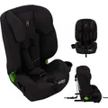 FableKids Kinderautositz mit Isofix Autokindersitz ab 15 M. Autositz für Kinder 76-150 cm 3-Punkt-Sicherheitsgurt 8-fach verstellbar ECE R129/03 - Schwarz