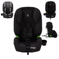 FableKids Kinderautositz mit Isofix | Autokindersitz ab 15M. | Autositz für Kinder 76-150cm | Kindersitz i-Size ECE R129/03 | 3-Punkt-Sicherheitsgurt | einstellbare Kopfstütze & Becherhalter | Schwarz