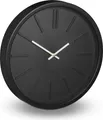 Relaxdays Wanduhr, ohne Sekundenzeiger, modern, analog, Uhr für Küche, Wohnzimmer, Arbeitszimmer, rund, Ø 35 cm, schwarz