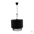 Paulmann Pauleen Pendelleuchte Noble Reverie Grau Samt Ø38cm max 20W E27 kürzbar