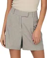 Only Damen Shorts 'Linda' mit weitem Bein, hoher Taille und Gürtelschlaufen