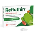 Refluthin bei Sodbrennen | 16 Kautabletten mit Fruchtgeschmack | Medizinprodukt | Reflux-Beschwerden & Sodbrennen | neutralisiert überschüssige Magensäure | vegan & glutenfrei | Sodbrennen Tabletten