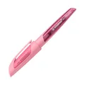 STABILO - Schulfüller mit Linkshänder-Feder L - EASYbuddy Pastel in rosiges Rouge - blau (löschbar) - inkl. Patrone