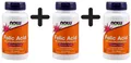 3 x NOW Foods Folic Acid, 800mcg with Vitamin B12 - 250 tabs (112,46 EUR/kg)