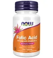 Now Foods Folic Acid 800mcg + Vitamin B12 250 Tab